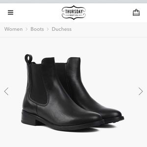 Thursday Duchess Boots - Black - Size 8.5